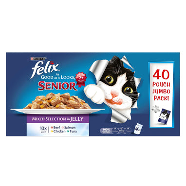 Felix cat food 40 cheap pouches