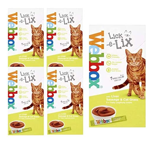 Webbox Cats Delight Lick-E-Lix with Chicken Tasty Yoghurty Treat Sachets