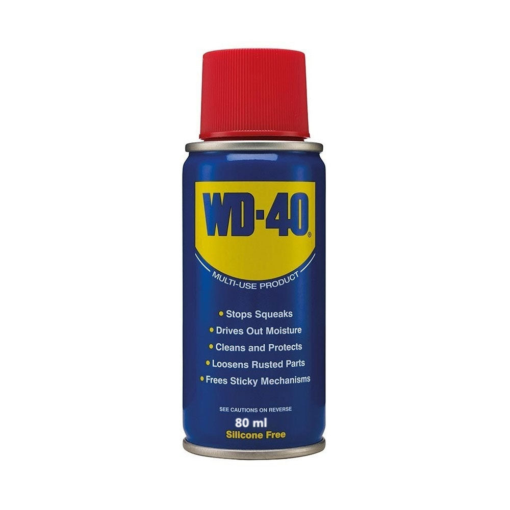 WD-40 WD40 Penetrating Service Lubricant Spray 80ml Handy Size for