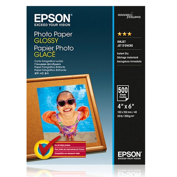 Epson 13x18cm White Glossy Photo Paper 50 Sheets - GARDEN & PET SUPPLIES