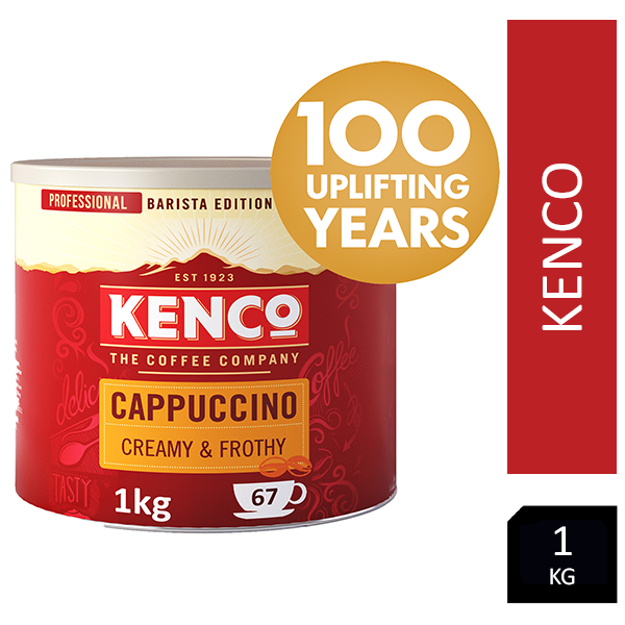 Kenco Cappuccino Instant Coffee 1kg Tin - GARDEN & PET SUPPLIES