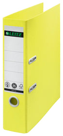 Leitz 180 Recycle Lever Arch File A4 80mm Spine Yellow 10180015 - GARDEN & PET SUPPLIES