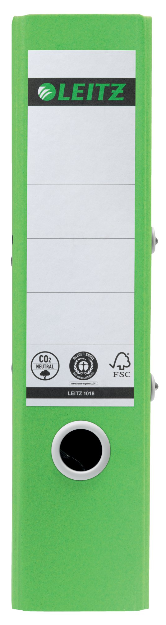 Leitz 180 Recycle Lever Arch File A4 80mm Spine Green 10180055 - GARDEN & PET SUPPLIES