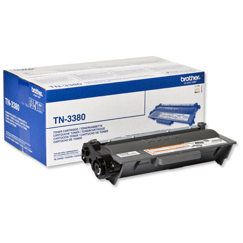 Brother TN-3380 Black Laser Toner Cartridge High Yield Code TN3380 - GARDEN & PET SUPPLIES