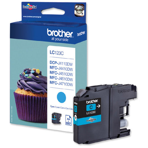 Brother LC123 Cyan Code LC123C - GARDEN & PET SUPPLIES