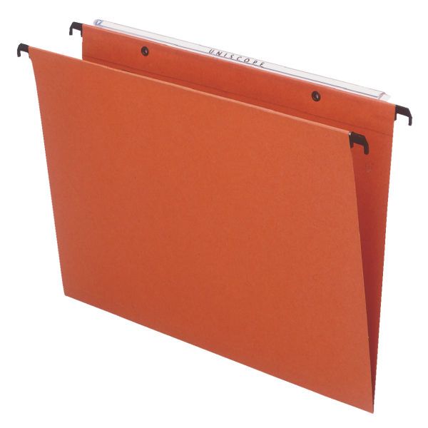 Esselte Orgarex Suspension File Card Foolscap 15mm V Base Orange (Pack 50) 10402 - GARDEN & PET SUPPLIES