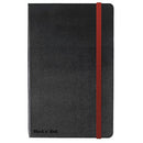 Black By Black n Red Casebound Notebook 90gsm Ruled and Numbered 144pp A5 Ref 400033673 - GARDEN & PET SUPPLIES