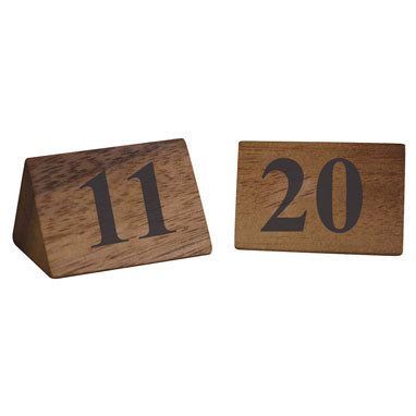 Zodiac Naturals Wooden Table Numbers 11-20 - GARDEN & PET SUPPLIES