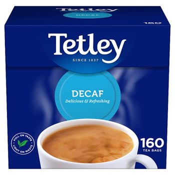 Tetley Decaffeinated Tea Bags 160's