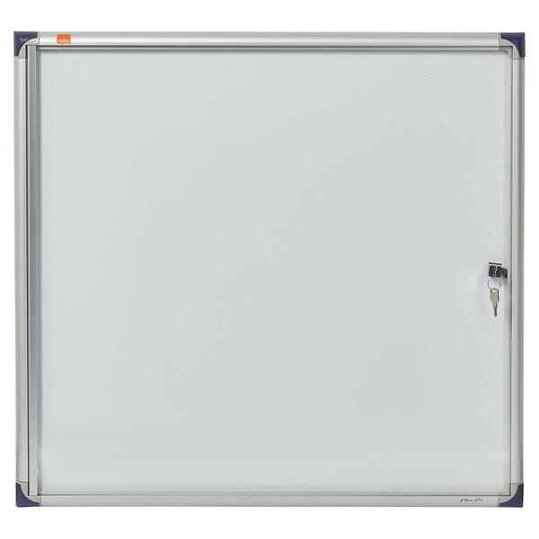 Nobo Extra Flat Magnetic Whiteboard Display Case Lockable 6 x A4 680x730mm 1900847 - GARDEN & PET SUPPLIES