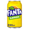 Fanta Lemon Soft Drink 330ml Can (Pack of 24)