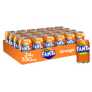 Fanta Orange Soft Drink 330ml Can (Pack of 24)