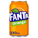 Fanta Orange Soft Drink 330ml Can (Pack of 24)