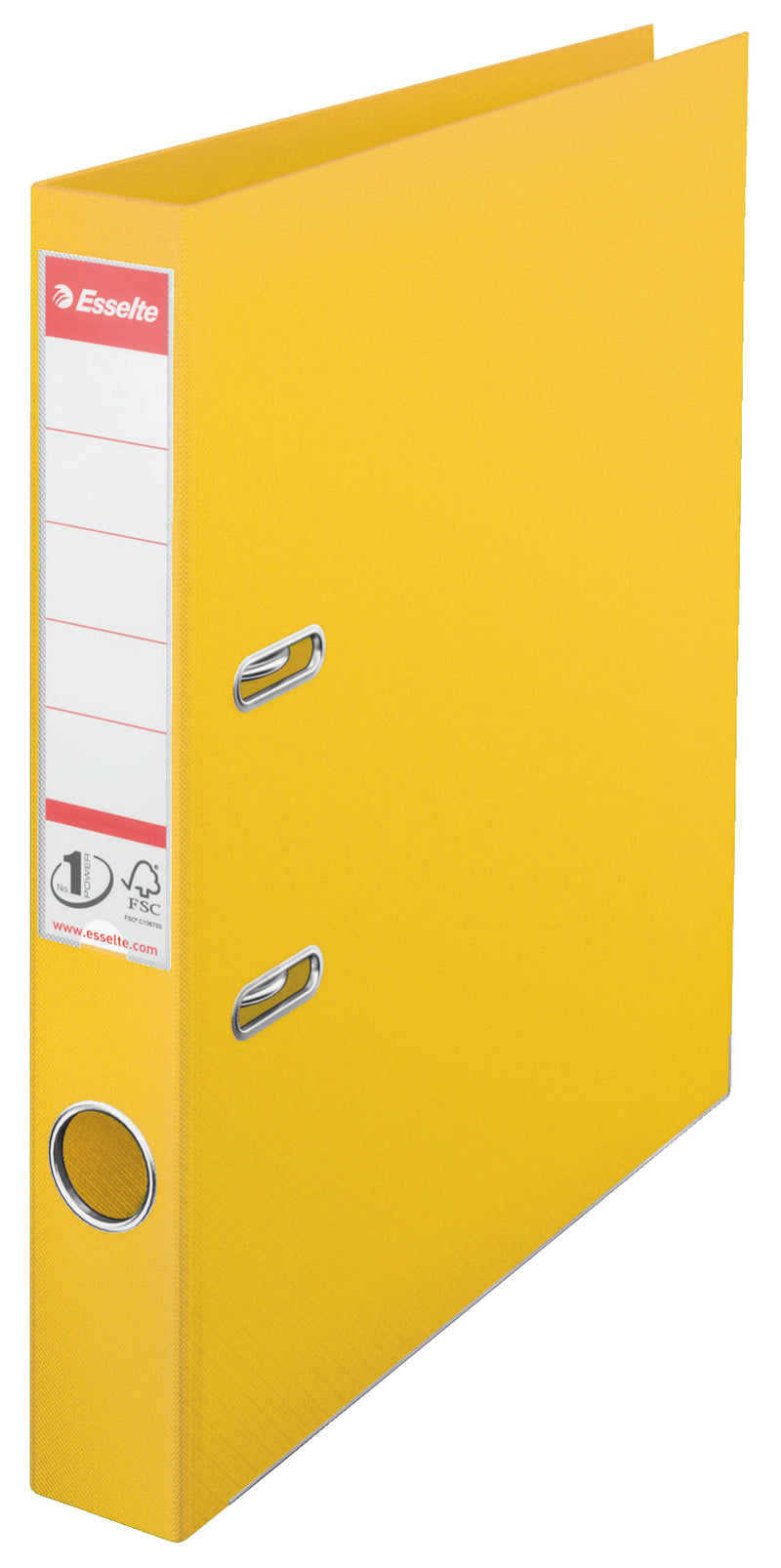 Esselte Mini Lever Arch File Polypropylene A4 50mm Spine Width Yellow (Pack 10) 811410 - GARDEN & PET SUPPLIES