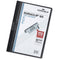 Durable Duraclip Folder PVC Clear Front 6mm Spine for 60 Sheets A4 Black - GARDEN & PET SUPPLIES