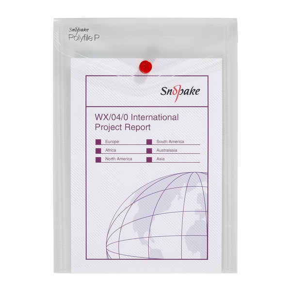 Snopake Polyfile Portrait Wallet File Polypropylene A5 Clear (Pack 5) - 13280 - GARDEN & PET SUPPLIES