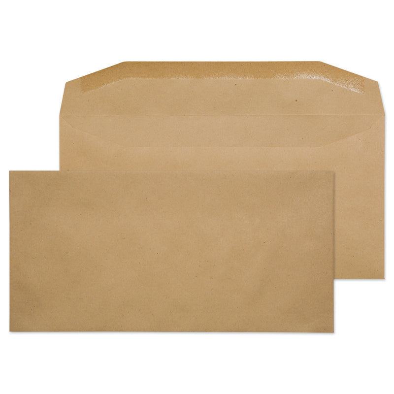 ValueX Wallet Envelope DL Gummed Plain 80gsm Manilla (Pack 1000) - 13780 - GARDEN & PET SUPPLIES