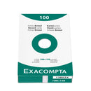 Exacompta Record Cards Ruled 150x100mm White (Pack 100) 13802X - GARDEN & PET SUPPLIES