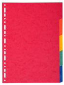 Exacompta Divider 5 Part A4 225gsm Pressboard Assorted Colours - 1405E - GARDEN & PET SUPPLIES