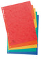 Exacompta Divider 5 Part A4 225gsm Pressboard Assorted Colours - 1405E - GARDEN & PET SUPPLIES