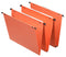 Esselte Orgarex A4 Vertical File Card 30mm Base Orange (Pack 25) 21633 - GARDEN & PET SUPPLIES