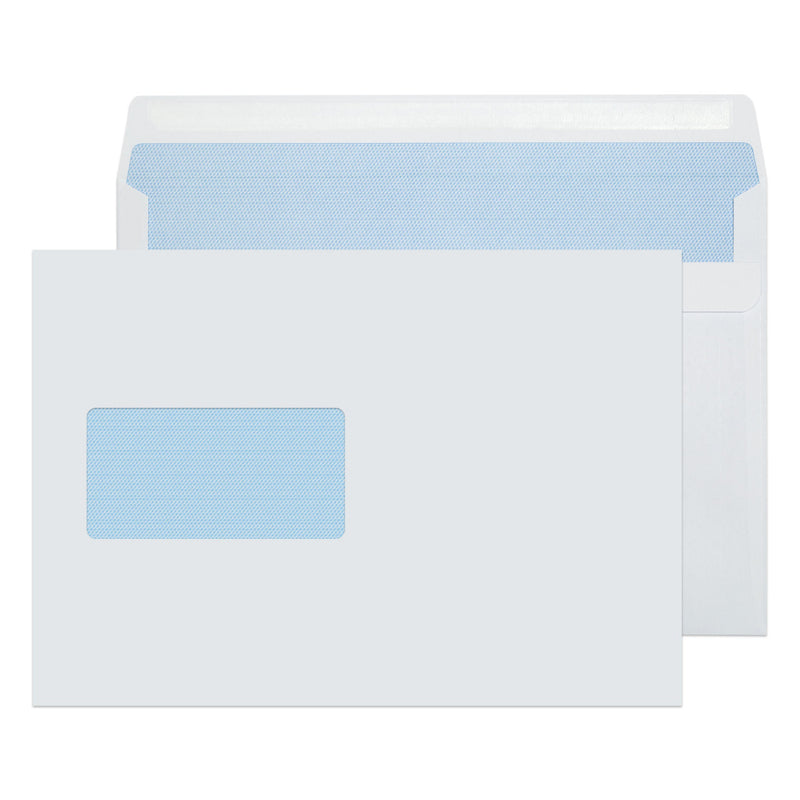 Blake Purely Everyday Wallet Envelope C5 Self Seal Window 90gsm White (Pack 500) - 1708 - GARDEN & PET SUPPLIES