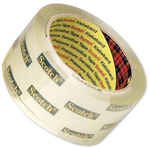 Scotch Packaging Tape Low Noise 50mmx66m Clear (Pack of 6) 3707 - GARDEN & PET SUPPLIES