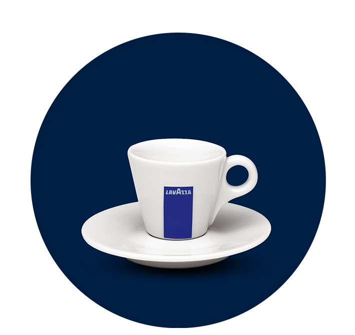 Lavazza branded Espresso cup and saucer Set .{4 Pack} - GARDEN & PET SUPPLIES