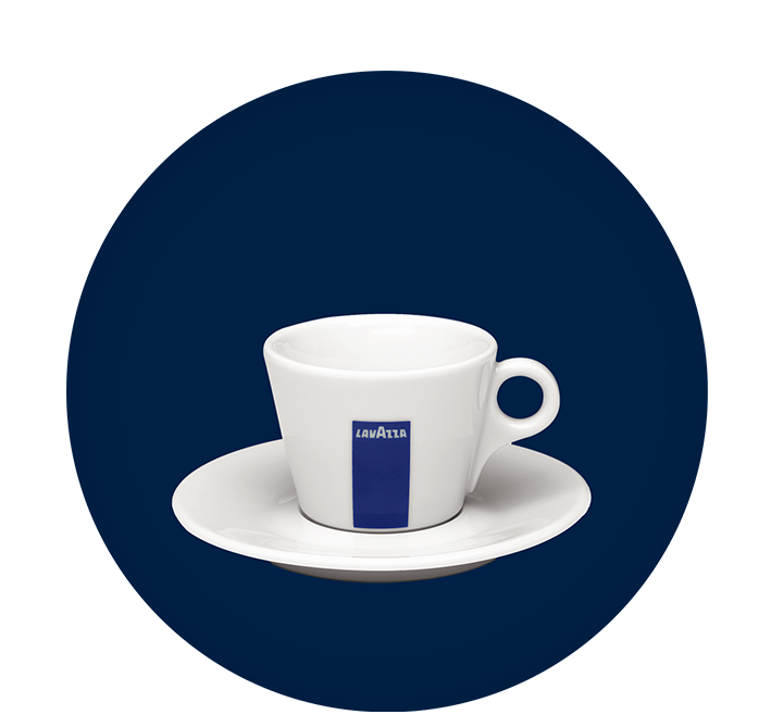 Lavazza Branded Cappuccino Cup & Saucer Set - GARDEN & PET SUPPLIES