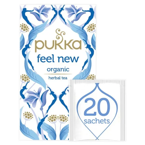 Pukka Tea Feel New Envelopes 20's - 240's - GARDEN & PET SUPPLIES