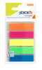 ValueX Index Flags Repositionable 12x45mm 5x25 Flags Neon Assorted Colours (Pack 125) 21050 - GARDEN & PET SUPPLIES