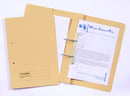 Guildhall Spring Pocket Transfer File Foolscap 420gsm Yellow (Pack 25) - 211/6003Z - GARDEN & PET SUPPLIES