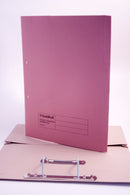 Guildhall Spring Pocket Transfer File Manilla Foolscap 420gsm Pink (Pack 25) - 211/6006Z - GARDEN & PET SUPPLIES