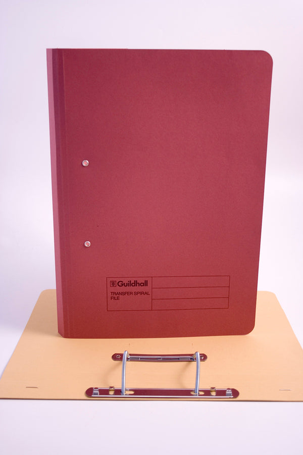 Guildhall Spring Transfer File Manilla Foolscap 420gsm Red (Pack 25) - 211/7005Z - GARDEN & PET SUPPLIES