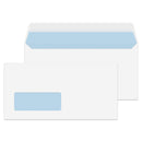 ValueX Wallet Envelope DL Peel and Seal Window 100gsm White (Pack 500) - 23884 - GARDEN & PET SUPPLIES