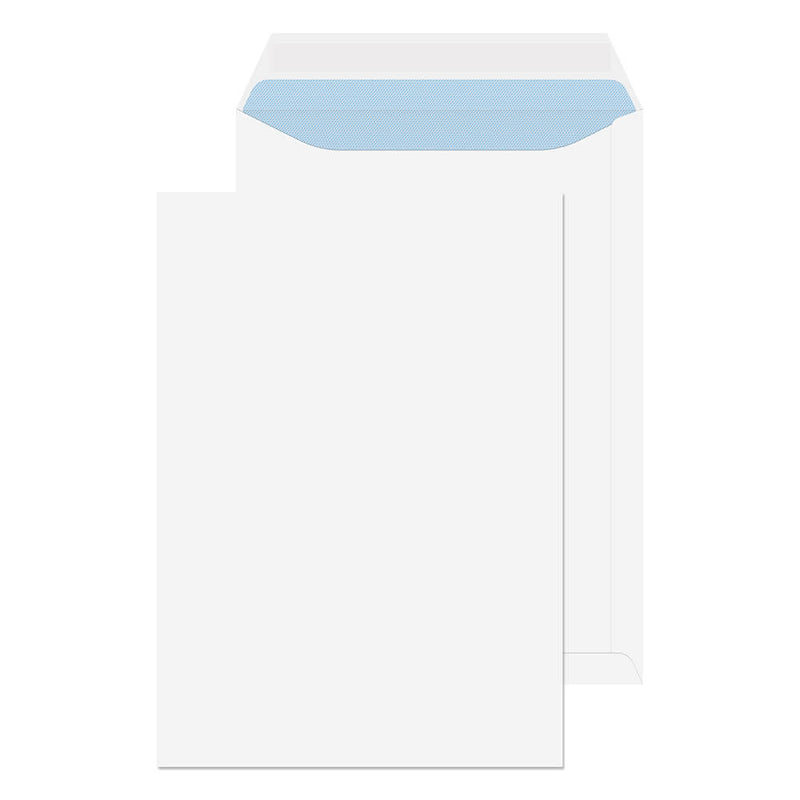 ValueX Pocket Envelope C4 Peel and Seal Plain 100gsm White (Pack 250) - 23891 - GARDEN & PET SUPPLIES