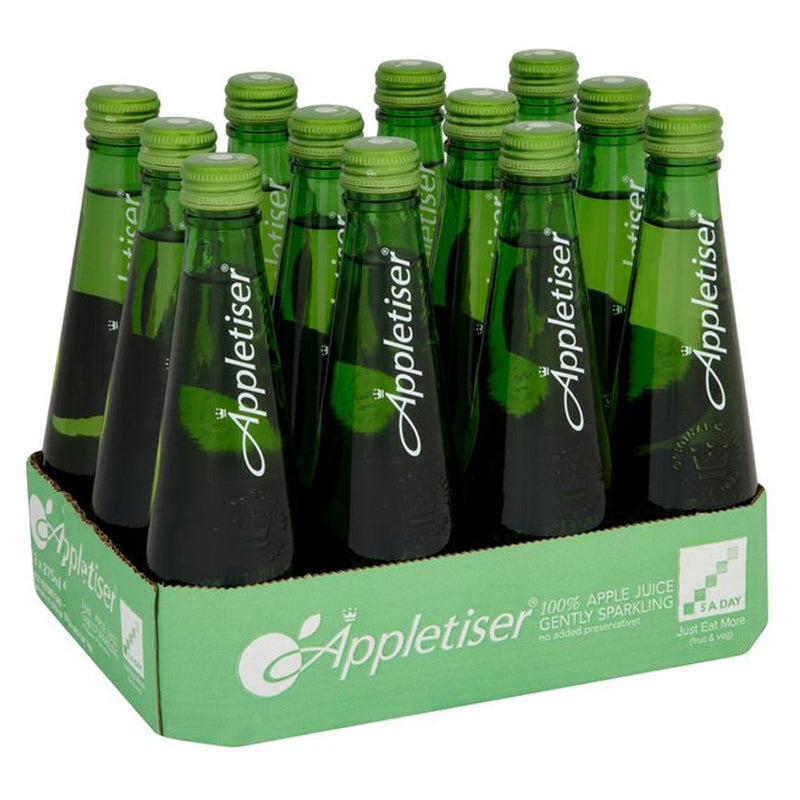 Appletiser Sparkling Apple Juice 275ml (12 Glass Bottles) - GARDEN & PET SUPPLIES