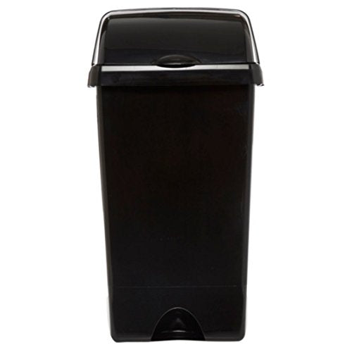 Addis Black 50Lt Plastic Roll Top Waste Rubbish Bin