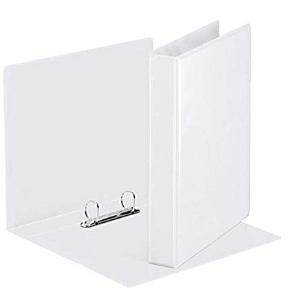 Esselte 25mm 2 D-Ring Presentation Binder A5 White (Pack of 12) 46571 - GARDEN & PET SUPPLIES