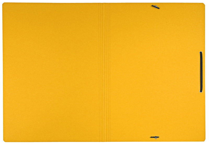 Leitz Recycle Card Folder With Elastic Band Closure A4 Yellow 39080015 - GARDEN & PET SUPPLIES