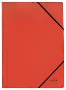 Leitz Recycle Card Folder With Elastic Band Closure A4 Red 39080025 - GARDEN & PET SUPPLIES