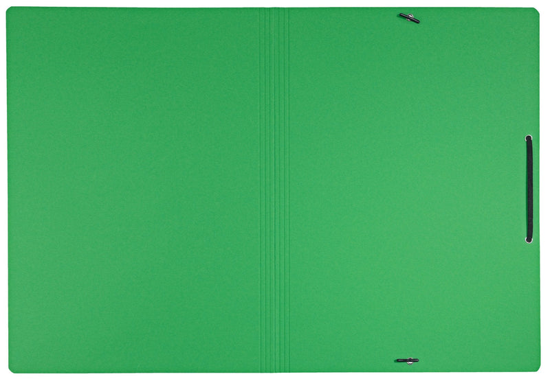 Leitz Recycle Card Folder With Elastic Band Closure A4 Green 39080055 - GARDEN & PET SUPPLIES