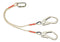 3M Protecta Twin Leg Rope Restraint Lanyard 1.3 Meter White 1.3M