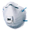 3M 8822 Cup-Shaped Respirator/Dust Mask (Valved)  - FFP2 {10 Pack} - GARDEN & PET SUPPLIES