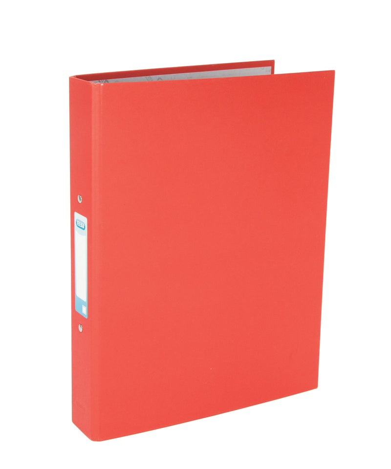 Elba Ring Binder A4+ 25mm Capacity 30mm Spine Paper On Board 2 O-Ring Red (Pack 10) 400033497 - GARDEN & PET SUPPLIES