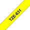 Brother P-Touch 12mm Black on Yellow TZE631 Labelling Tape TZE631