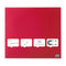 Nobo Magnetic Glass Whiteboard Tile 300x300mm Red 1903954 - GARDEN & PET SUPPLIES