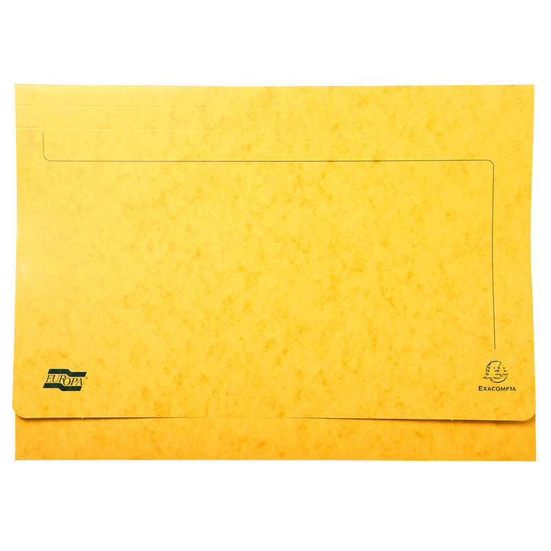 Europa Document Wallet Manilla A3 Half Flap 225gsm Assorted (Pack 25) - 4780 - GARDEN & PET SUPPLIES