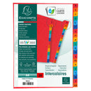 Exacompta Index A-Z A4 225gsm Pressboard Assorted Colours - 4803Z - GARDEN & PET SUPPLIES