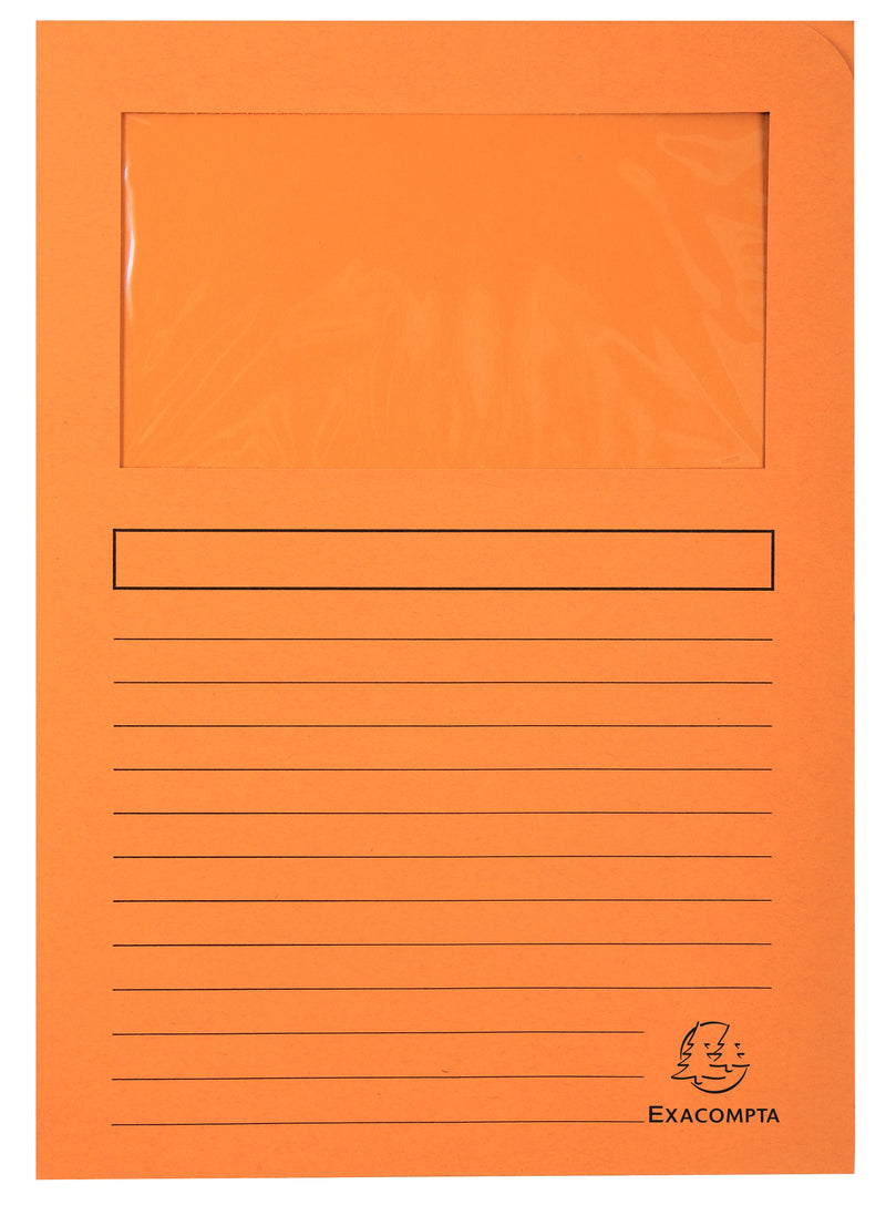 Forever Window Folder Manilla A4 120gsm Assorted (Pack 100) - 50100E - GARDEN & PET SUPPLIES